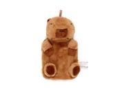 Wärmflasche Capybara 650ml Plüsch Hülle Kuscheltier Bettflasche mit Bezug