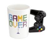 Tasse GAME OVER Gamecontroller geformter Henkel