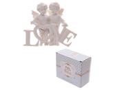 LOVE-Schriftzug Engels-Duo