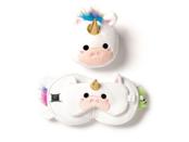 Reisekissen Schlafmaske für Kinder Plüsch Einhorn Relaxeazzz