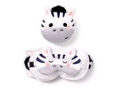 Schlafmaske Reisekissen für Kinder Plüsch Bali Zebra Relaxeazzz