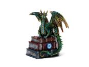 Enchanted Nightmare Wasserdrache Figur Allsehendes Buch Deko aus Harz 18.5 cm