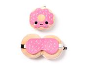 Reisekissen Schlafmaske für Kinder Plüsch Donut Relaxeazzz