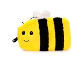 Wärmflasche Biene Hummel 650ml mit Plüsch Hülle weicher Bezug
