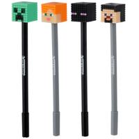 Minecraft Kugelschreiber Kuli 4er Set mit Feine Spitze und 18,5 cm Länge