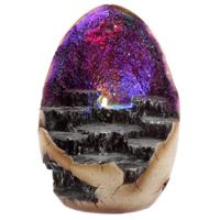 Kristall Drache Ei LED Display Stand Resin Sammelfiguren Aufsteller mit Beleuchtung 24cm