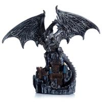 Dark Legends Wächterdrache Schlossfigur Flügel der Magie Harz 22 cm