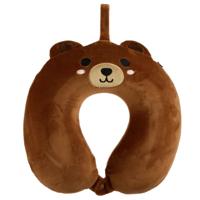 Nackenkissen Nackenhörnchen Reisekissen Plüsch Bär Relaxeazzz
