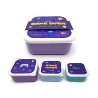 Brotdosen Game Over Lunchbox 3er Set