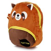 Rucksack Rotes Panda Plüsch Adoramals
