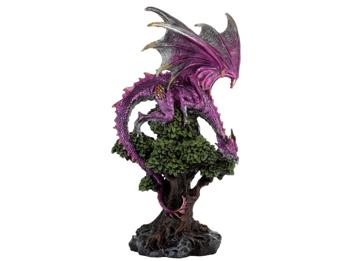 Dark Legends Baum Spirit Drache Figur Harz Deko Fantasy Skulptur 31 cm