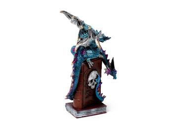 Enchanted Nightmare Wasserdrache Figur Allsehendes Buch Deko aus Harz 18.5 cm