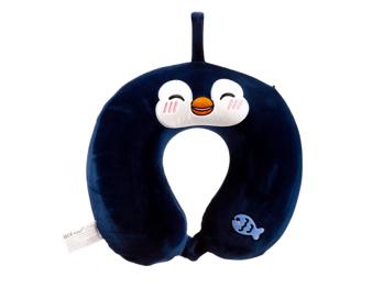 Nackenkissen Nackenhörnchen Reisekissen Plüsch Nico der Pinguin Adoramals