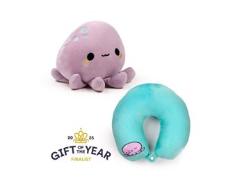 Nackenkissen Nackenhörnchen Reisekissen Plüschtier Ozean Oktopus Adoramals