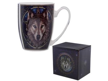 Lisa Parker Becher Tasse Porzellan Wolfskopf 300ml