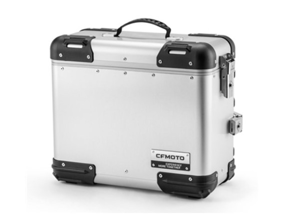 Seitenkoffer Silber rechts