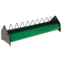 Legehennen-Trog mit Fressgitter Ø 20cm ; Länge: 75cm oder 100cm