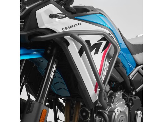 CFMOTO 450MT Sturzbügel montiert | Schutzbereich an Tank und Verkleidung