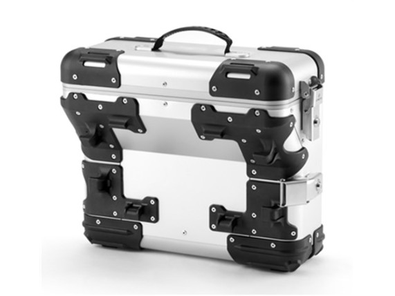 CFMOTO MT Alukoffer links 28 Liter | Silber