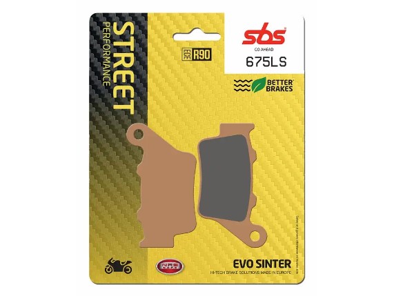 SBS 675LS | Sinter Bremsbeläge für Hinterrad & Touring