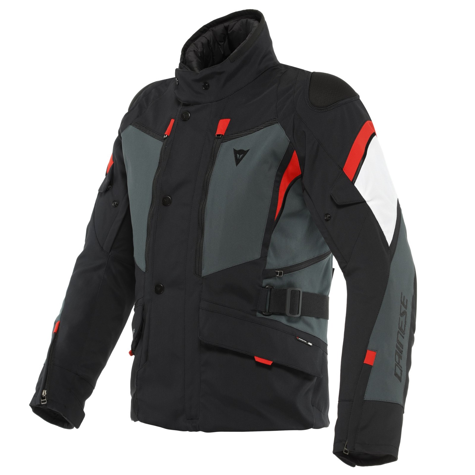 red gore tex jacket