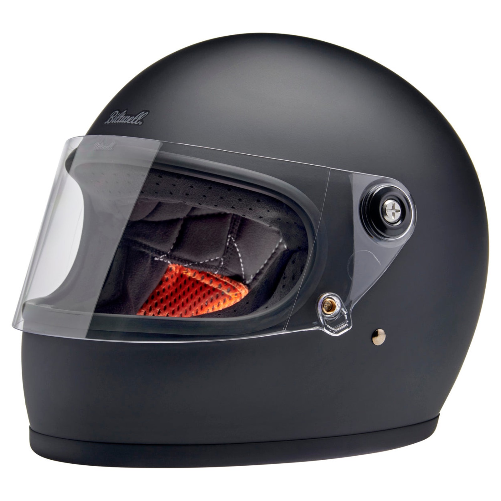 Motorradhelm Biltwell Gringo S Flat Matt Black ECE2206