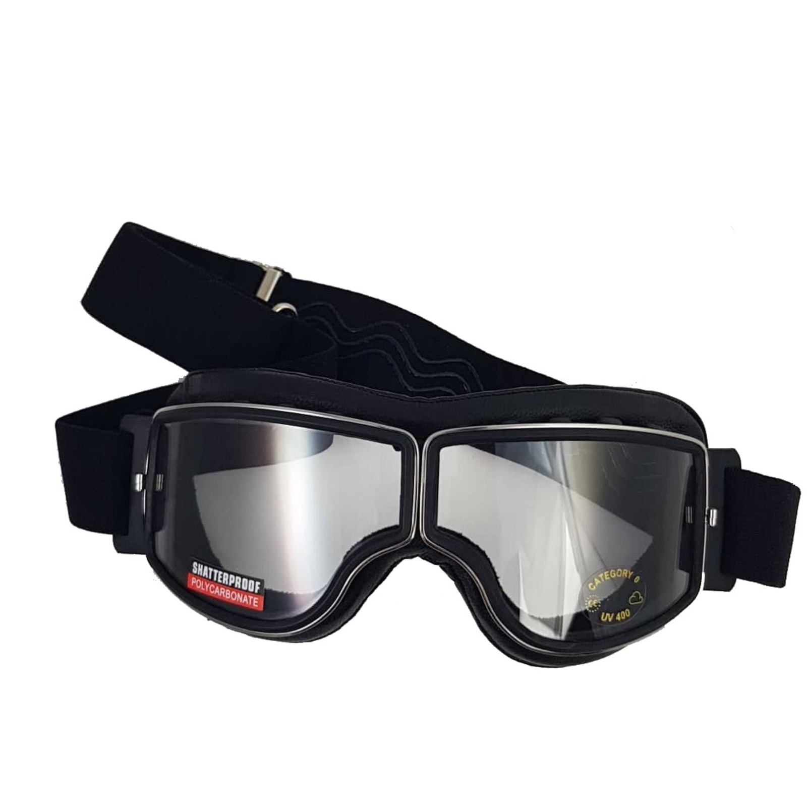 Riloer Motorradbrille Vintage - Winddichte Pilotenbrille Für Outdoor Sports