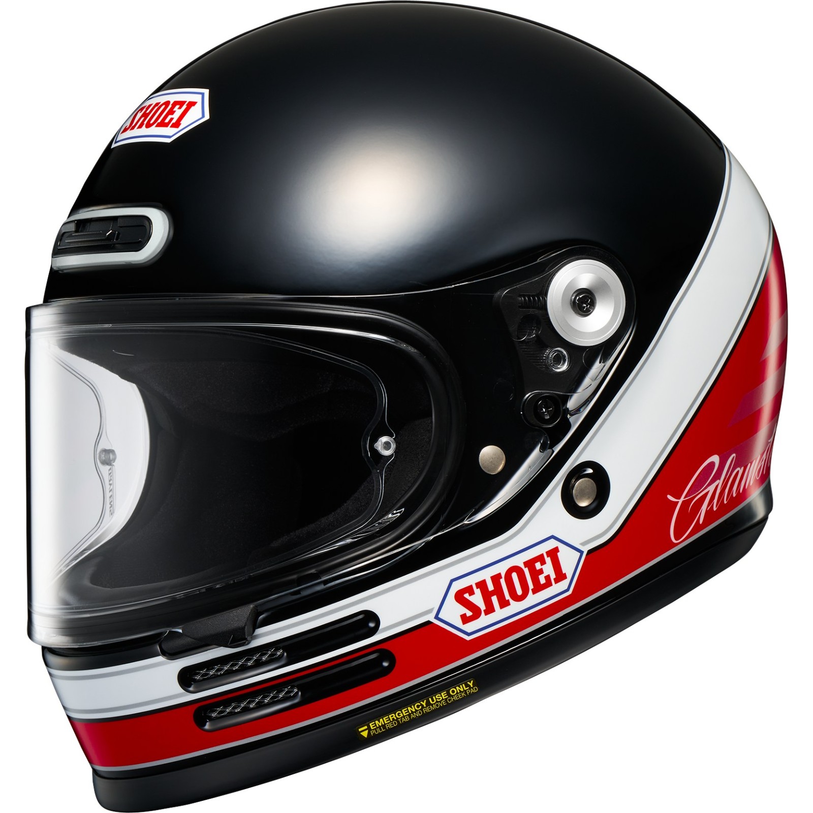 Spannende Shoei Retro Helm Bilder