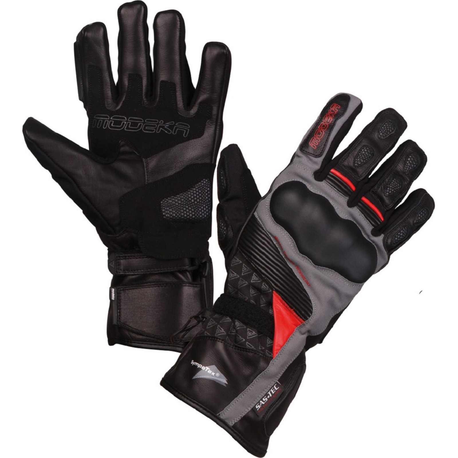 Modeka Panamericana Motorradhandschuhe - SAS-TEC Protektoren & Wasserdicht
