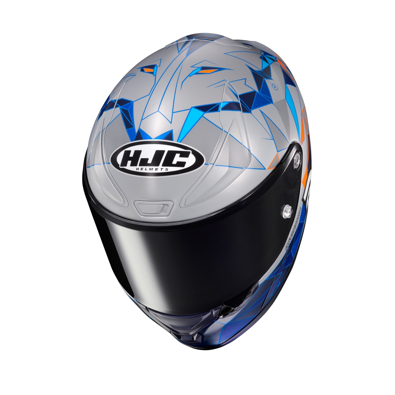 Motorradhelm HJC RPHA 1 Pol Espargaro MC2SF grau blau matt Racing Helmet