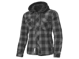 Motorradjacke Held Flanellhemd Lumberjack II schwarz grau
