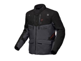 Motorradjacke Modeka Atlaz dunkelgrau schwarz