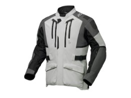 Motorradjacke Modeka Striker 3 hellgrau schwarz