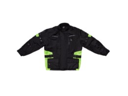 Kinder Motorradjacke Modeka Tarex 2 Kids schwarz neongelb