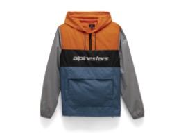 Kapuzenshirt Alpinestars Verso Anorak Jacket orange blue