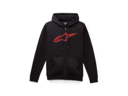 Kapuzenjacke Alpinestars Ageless Zip Hoodie V3 black red