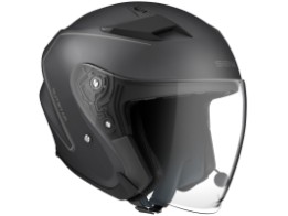 Smart Helm Sena Outstar Bluetooth 3.0 Motorradhelm Jethelm schwarz matt