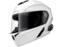 Smart Helm Sena Outrush R Bluetooth 5.0 Motorradhelm Klapphelm weiß