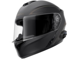 Smart Helm Sena Outrush R Bluetooth 5.0 Motorradhelm Klapphelm matt schwarz