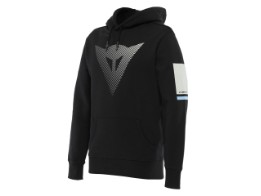 Pullover Dainese Fade Hoodie Sweatshirt black cool grey white Kapuzenpullover