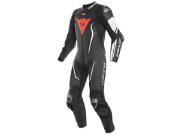 Einteiler Dainese D-Air Misano 2 Perforated schwarz weiß