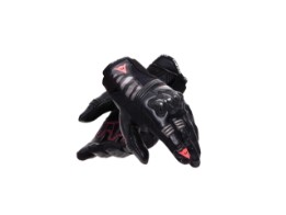 Reacto Carbon Short Gloves Women Motorradhandschuhe black pink