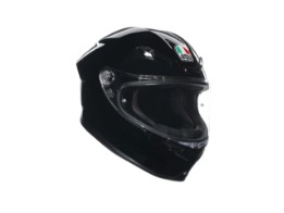 Motorradhelm AGV K6 S Solid Gloss Black