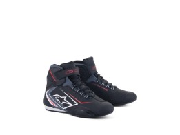 Motorradsschuhe Alpinestars Sektor Waterproof Shoe schwarz weiß grau