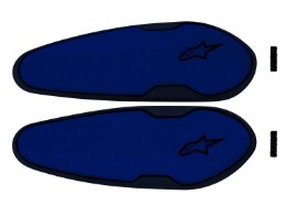 Stiefelschleifer Alpinestars Aluminium Toe Slider Blue Schleifersatz Supertech R, SMX Plus, SMX 6 V2