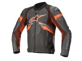 Motorradjacke Alpinestars GP Plus R V3 Rideknit Jacket black red fluo