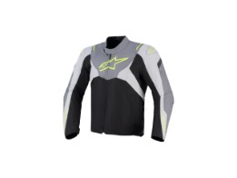 Motorradjacke Alpinestars T-Jaws v4 Waterproof schwarz hellgrau dunkelgrau