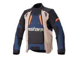 Motorradjacke Alpinestars Halo Drystar Jacket dunkel blau khaki