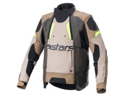 Motorradjacke Alpinestars Halo Drystar Jacket khaki gelb