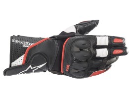 Motorradhandschuhe Alpinestars SP-2 V3 Gloves schwarz weiß rot